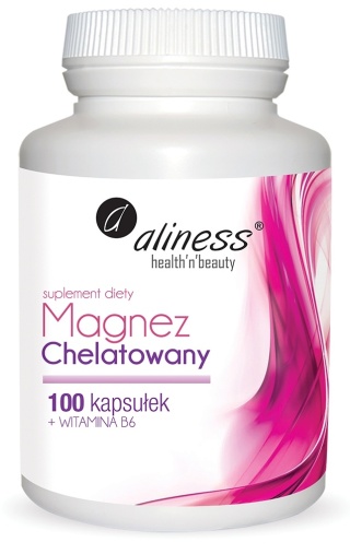 Aliness, Magnez Chelatowany, 100 kaps.
