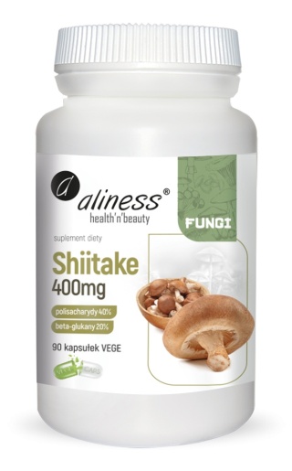 Aliness, Shiitake ekstr40/20,400mgx90caps.