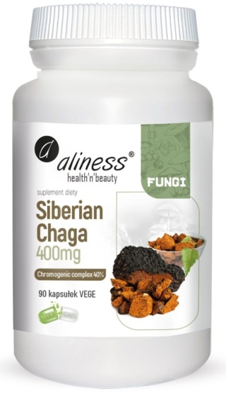 Aliness,Siberian Chaga ekstr40,400mgx90caps.