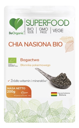 BeOrganic, Chia nasiona BIO 200g