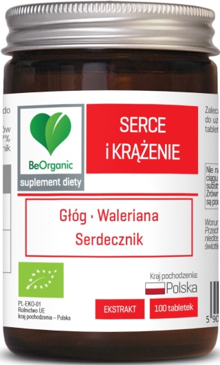 BeOrganic, Serce i Krążenie BIO500mgx100tabl