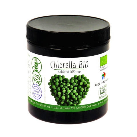 Chlorella BIO proszek 100 g – naturalny suplement z alg, źródło białka, żelaza i witamin, w ekologicznym opakowaniu. Chlorella BIO proszek 100 g – naturalny suplement z alg, źródło białka, żelaza i witamin, w ekologicznym opakowaniu.