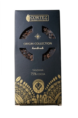 Cortez Origin Tanzania 75% z praż.ziarnem kakaowca 85 g