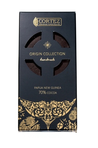 Cortez Papua Nowa Gwinea 70% z kwiatem soli 85 g