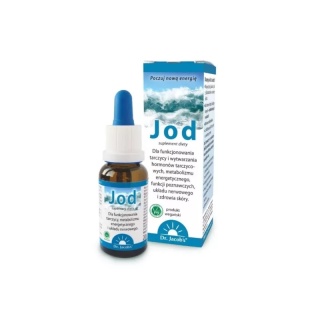 Dr. Jacob’s® Jod 20 ml – Bioaktywny jod w kroplach podjęzykowych (400 porcji)