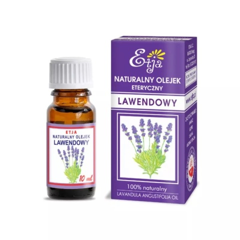 ETJA Olejek Lawendowy 10 ml – naturalny olejek eteryczny z kwiatów lawendy