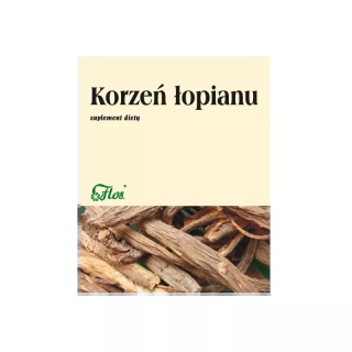 Flos Łopian Korzeń 50 g – 100% korzeń łopianu