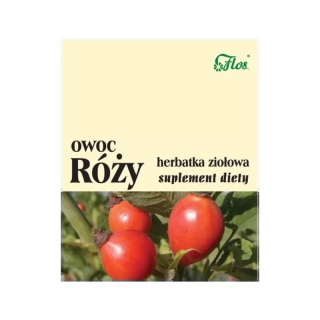 Flos Owoc Róży 50 g – rozdrobniony owoc róży (100%)