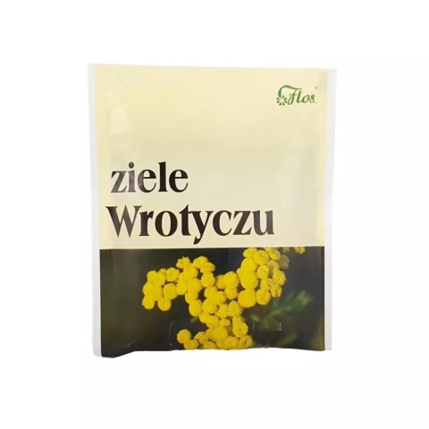 Flos ziele wrotyczu 50 g opakowanie.Zdjęcie poglądowe.