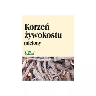 Flos Korzeń Żywokostu Mielony 100 g – zioło do kąpieli