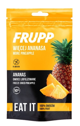 Frupp owoce liofilizowane ANANAS 15 g - Celiko