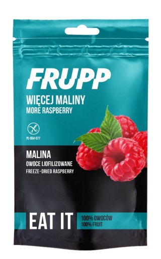 Frupp owoce liofilizowane MALINA 15 g - Celiko