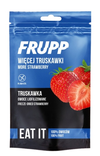 Frupp owoce liofilizowane TRUSKAWKA 13 g - Celiko