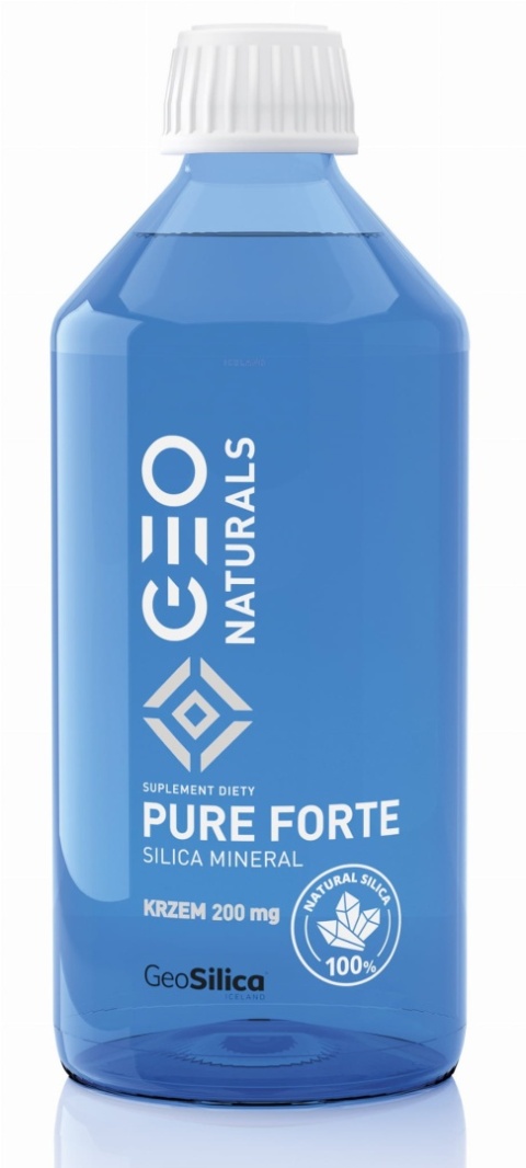 PURE SILICA FORTE Krzem 200 mg – 500 ml GEONATURALS, suplement diety z krzemem, płynna forma z naturalnych źródeł PURE SILICA FORTE Krzem 200 mg – 500 ml GEONATURALS, suplement diety z krzemem, płynna forma z naturalnych źródeł