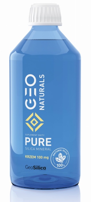 GEONATURALS, PURE SILICA Krzem 100 mgx500 ml