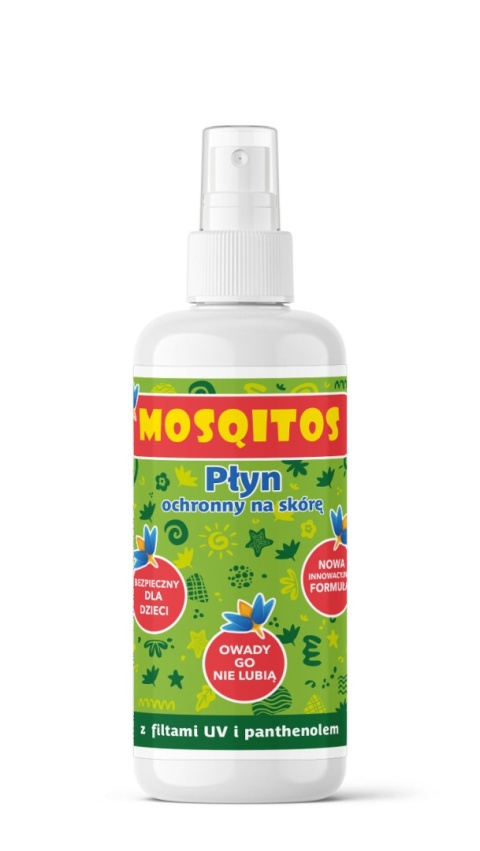 MOSQITOS GORVITA 100 ml – naturalny płyn ochronny na skórę, produkt ziołowy do stosowania na zewnątrz, bez DEET