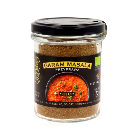 Garam masala – indyjska mieszanka przypraw, aromatyczna i rozgrzewająca, idealna do curry, dań wegetariańskich i mięsnych Garam masala – indyjska mieszanka przypraw, aromatyczna i rozgrzewająca, idealna do curry, dań wegetariańskich i mięsnych