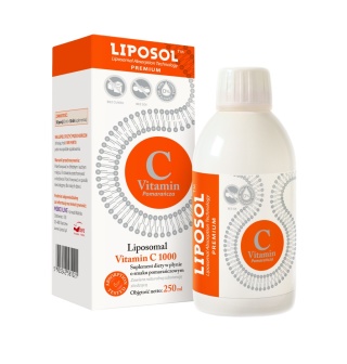 Liposol,Liposomalna Witamina C 250 ml, pomarańczowy smak
