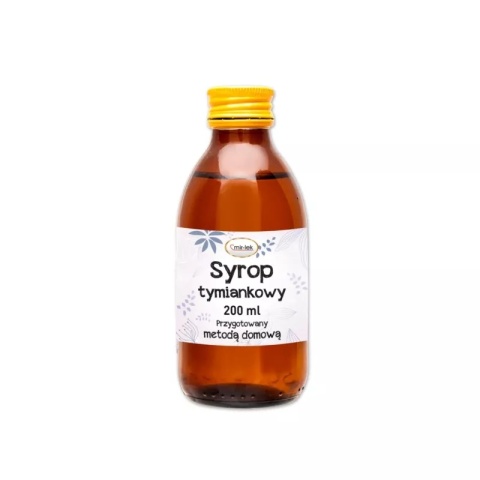 Mir-Lek Syrop Tymiankowy 200 ml – naturalny, pasteryzowany syrop z ziela tymianku