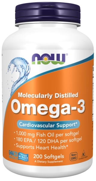 NOW FOODS Omega -3 1000 mg ,200 kaps