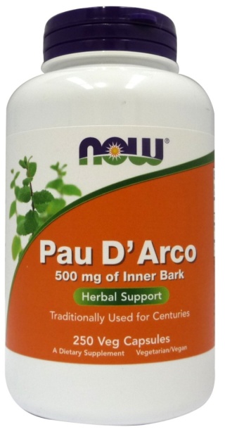 NOW FOODS Pau D'arco 500 mg ,250 caps