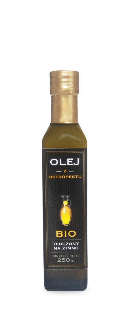 Olej z ostropestu BIO 250 ml – Pięć Przemian, tłoczony na zimno, ekologiczny olej z nasion ostropestu Olej z ostropestu BIO 250 ml – Pięć Przemian, tłoczony na zimno, ekologiczny olej z nasion ostropestu