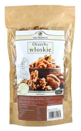 Orzechy wloskie 350 g -Pieć Przemian
