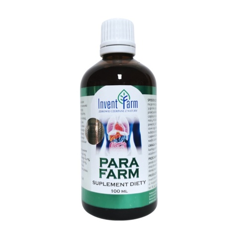 Para Farm krople 100 ml Invent Farm – suplement diety w płynnej formie, naturalna kompozycja składników roślinnych