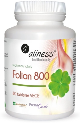 PrenaCare® Folian dla kobiet w ciąży 800 μgx60 tabletek vege