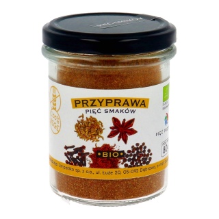 Przyprawa pięć smaków BIO 80 g- Pięć Przemian