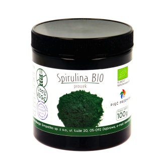 Spirulina proszek BIO 100 g- Pięc Przemian