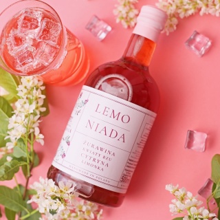 Manufaktura Cieleśnica Syrop Lemoniada - żurawina, kwiat bzu, limonka 500 ml