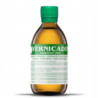 VERNICADIS 100ml - suplement diety - wrotycz, piołun, goździk, mniszek,dziurawiec, kminek, mięta, tymianek