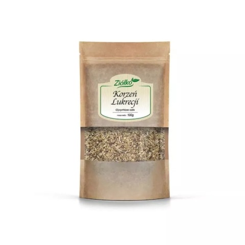 Ziółko lukrecja korzeń 100 g – suszony korzeń do naparu