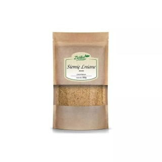 Ziółko Siemię Lniane złociste ziarno 500 g naturalny składnik codziennej diety