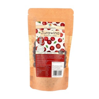 Żurawina suszona z sokiem jabkowym cięta 250 g - Pięć Przemian